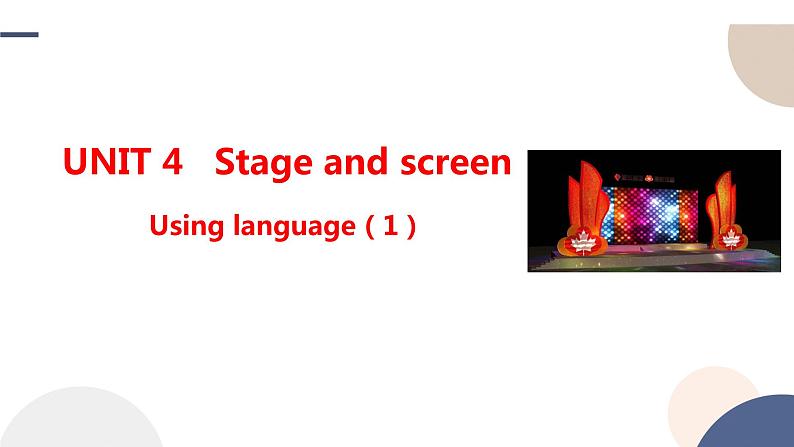 UNIT 4  Using language (1)（课件PPT）01