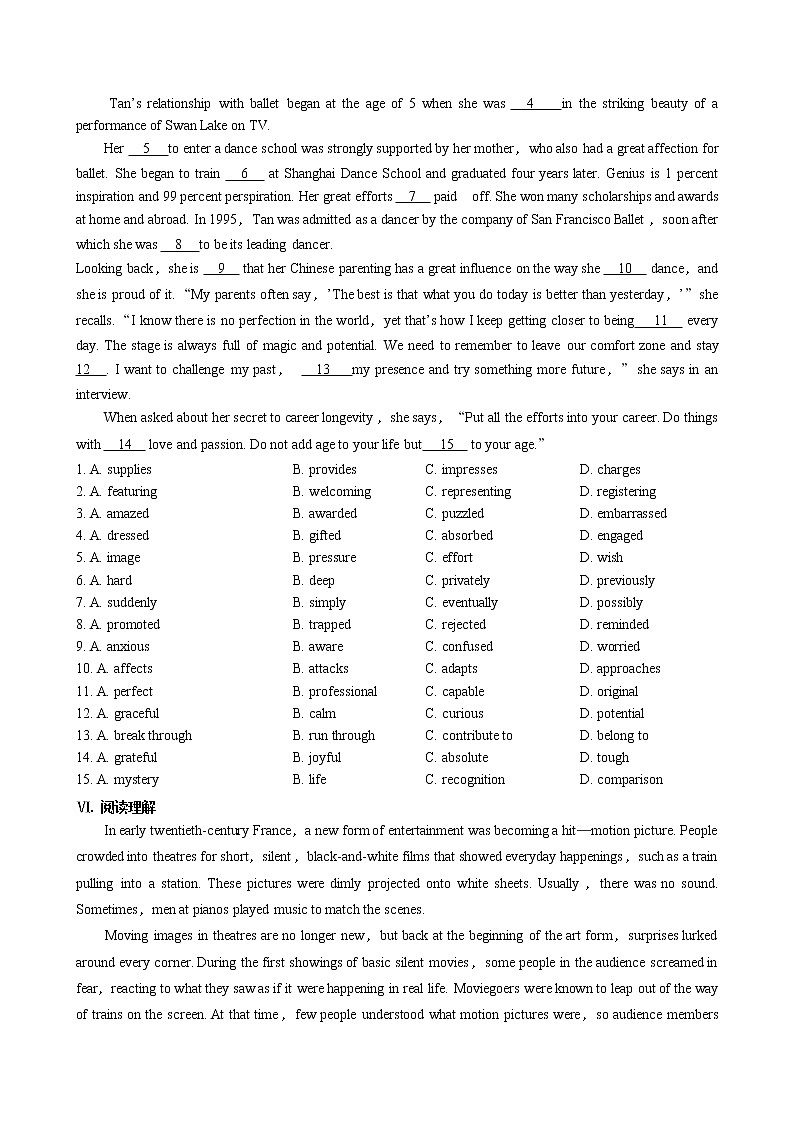 UNIT 4  Part I  Starting out & Understanding ideas（同步练习含答案）03