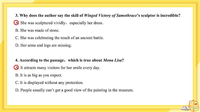 高中英语 必修第三册 外研版 UNIT 4  Section A 教学课件04