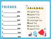 Unit 4 Friends forever 第一课时 Starting out &vocabulary课件