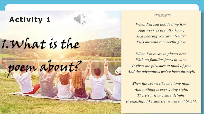 Unit 4 Friends forever 第一课时 Starting out &vocabulary课件04