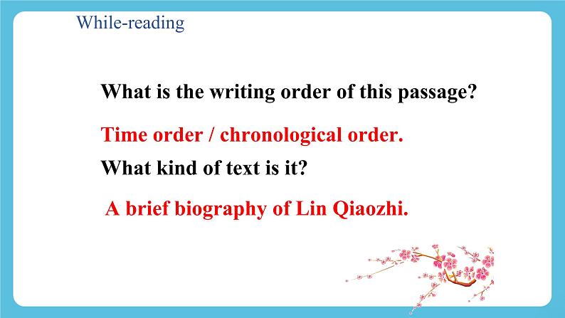 Unit 2 Morals and Virtues  Reading and Thinking 课件08