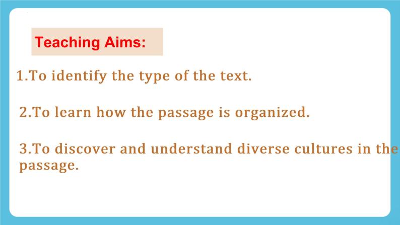 Unit 3 Diverse Cultures Reading and thinking 课件02