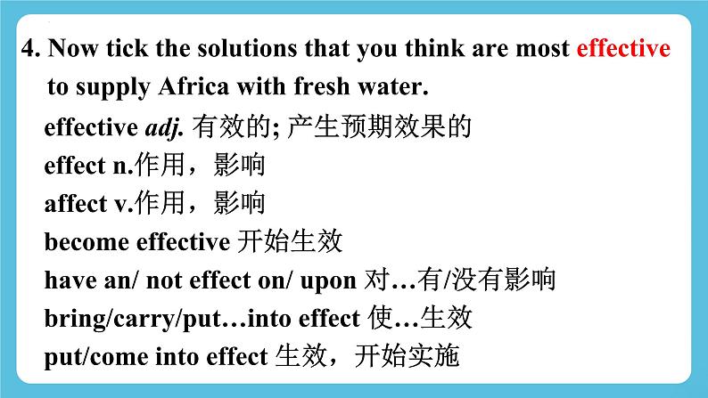 Unit 2 Making a difference Period 3 Understanding ideas Language points课件05