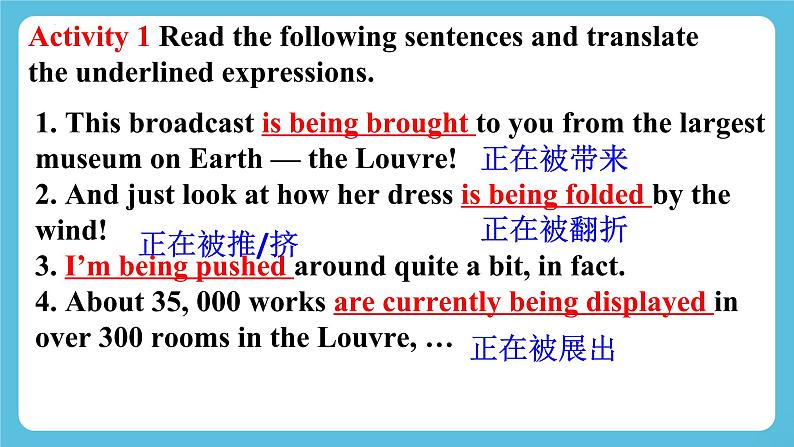 Unit 4  Amazing art Grammar 课件03