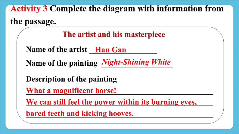 Unit 4  Amazing art Period 5 Developing ideas 课件05