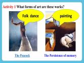 Unit 4  Amazing art Starting out&vocabulary&Listening 课件