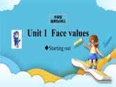 Unit 1 Face values-starting out 课件＋（3课时）学案