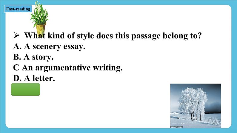 Unit 6 Nature in words Understanding ideas 课件第8页
