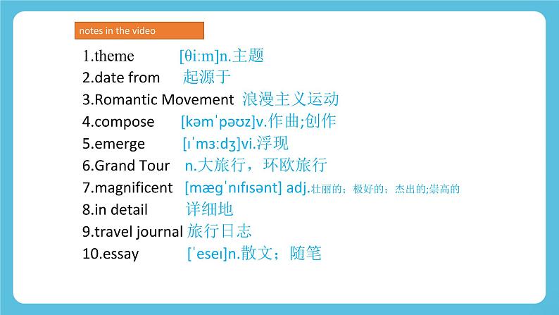 Unit 6 Nature in words starting out 课件03