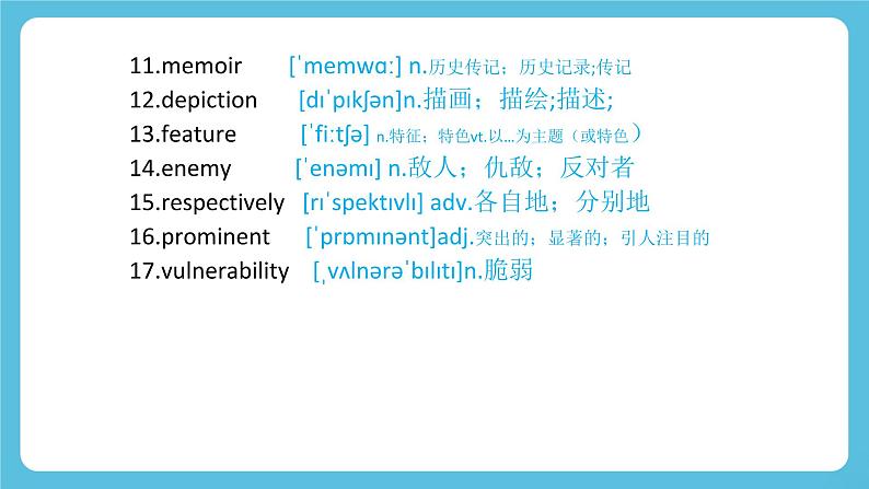 Unit 6 Nature in words starting out 课件04