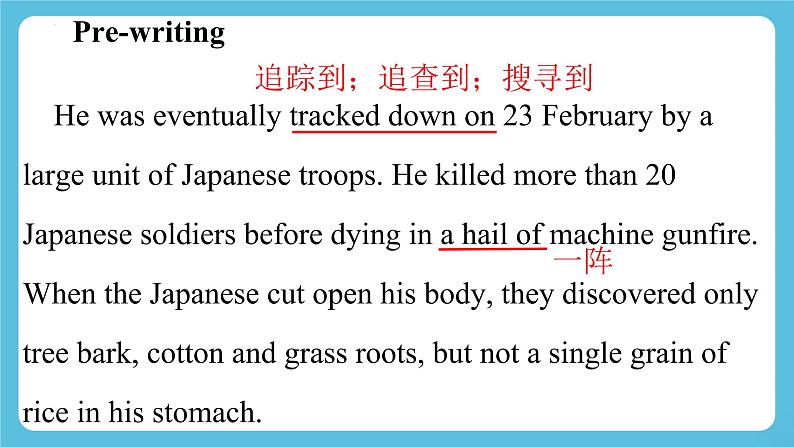 Unit 3 Developing ideas Writing 课件08