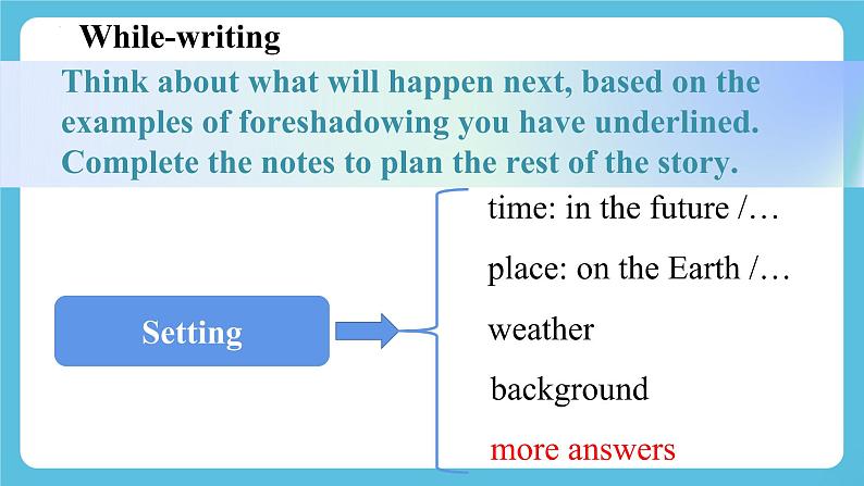 Unit 4 Developing ideas writing 课件08