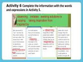 Unit 5 Learning from Nature 第5课时 Presenting ideas 课件