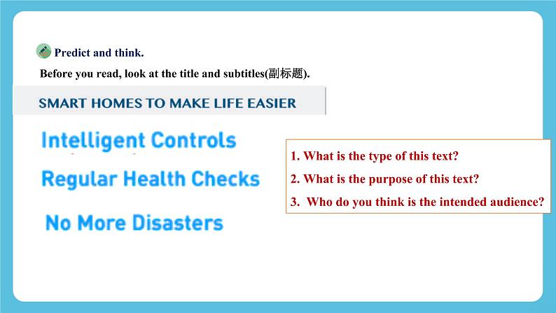 Unit 2 Looking into the Future  Reading and Thinking课件06