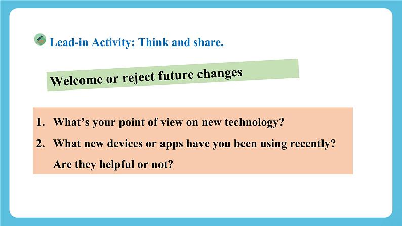 Unit 2 Looking into the Future  Using Language课件第3页