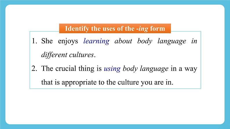 Unit 4 Body Language  Learning About Language课件第6页