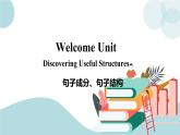 Welcome Unit 第2课时 Discovering Useful Structures 课件+练习