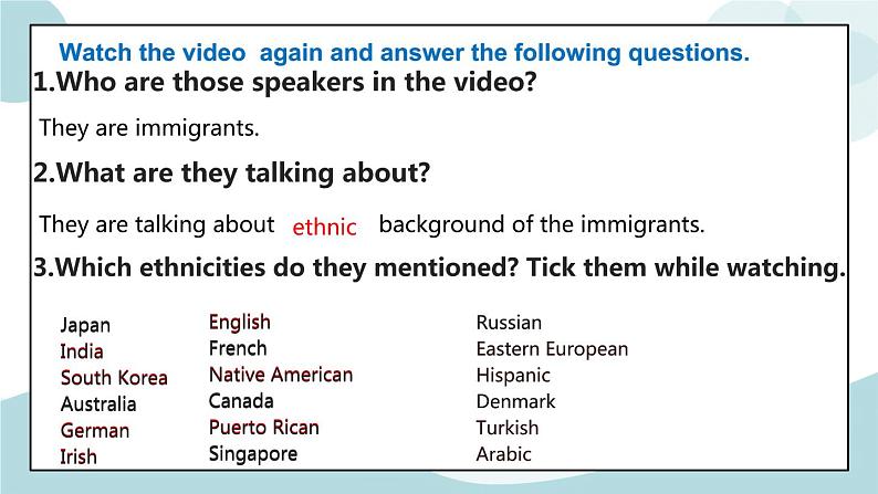 U3 Period 4 Video Time 课件第8页