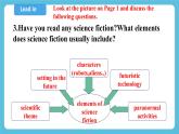 Unit 1 Science Fiction Period 1 Reading and Thinking 课件+教案＋素材