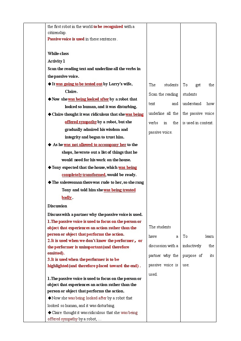 Unit 1 Science Fiction Period 3 Review useful structures 课件+教案02