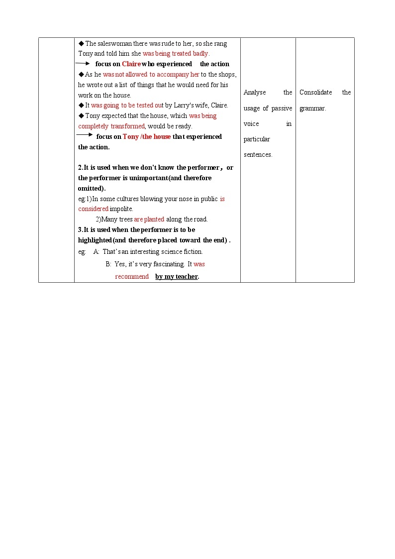 Unit 1 Science Fiction Period 3 Review useful structures 课件+教案03