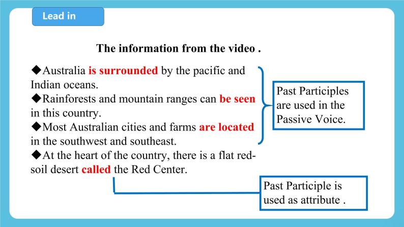 Unit 2 Iconic Attractions Period 3 Review useful structures 课件+教案03
