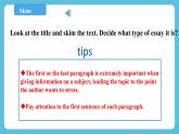 Unit 3 Sea Exploration Peroid 1 Reading and Thinking 課件+教案