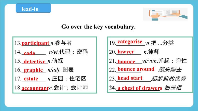 Unit 5 Launching Your Career period 2 build up your vocabulary 课件＋教案＋素材05