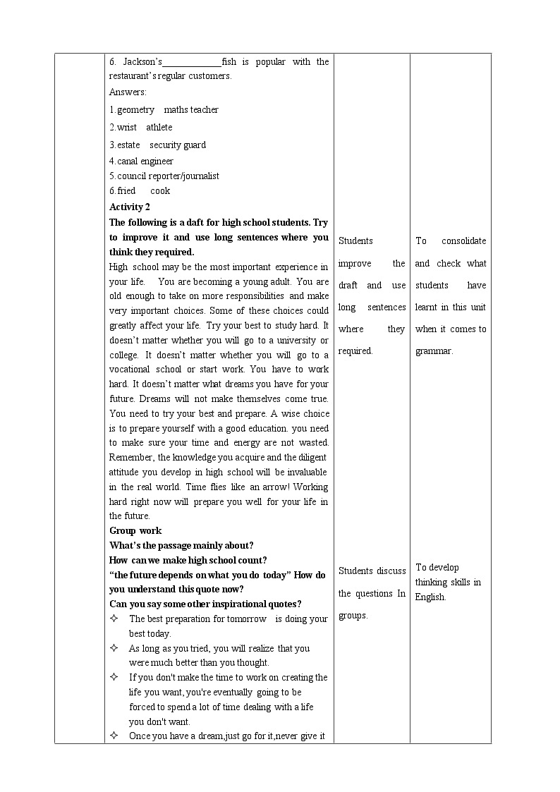 Unit 5 Launching your career period 6 Assessing your progress 课件＋教案＋素材03