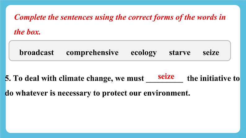 Unit 3 Environmental Protection Learning about Language 课件＋练习（教师版＋学生版）08