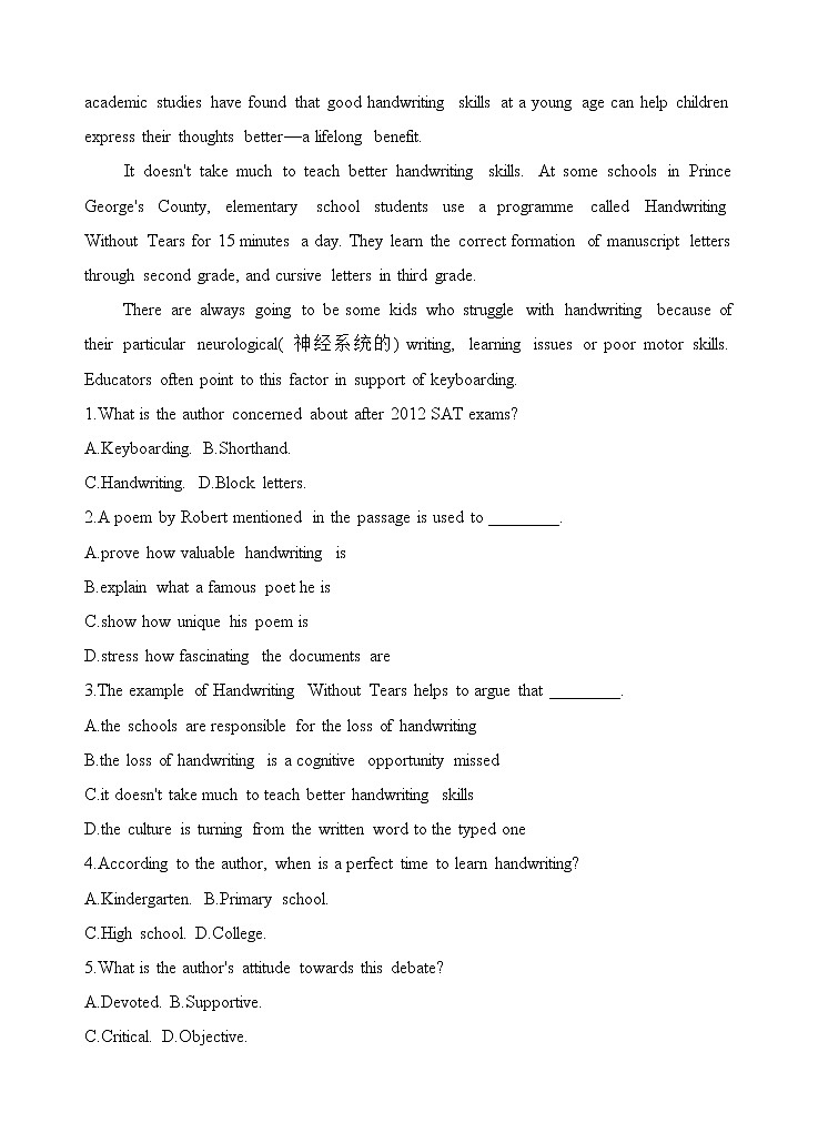 Unit 4 Adversity and courage Using Language 课件＋练习（教师版＋学生版）02