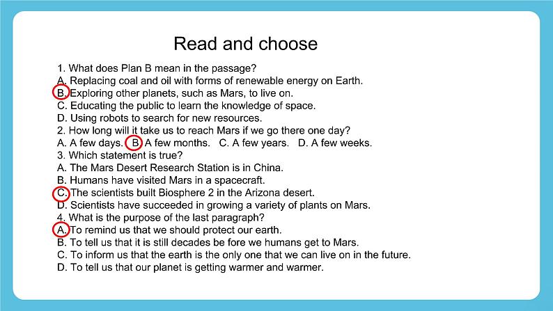 6.3 Unit 6 Developing ideas, Presenting ideas & reflection 课件＋练习04