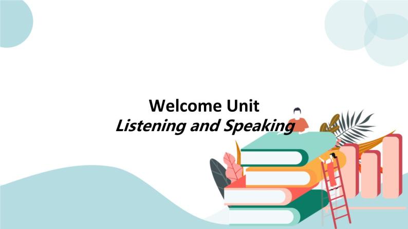 Welcome unit 第一课时 listening and speaking 课件01