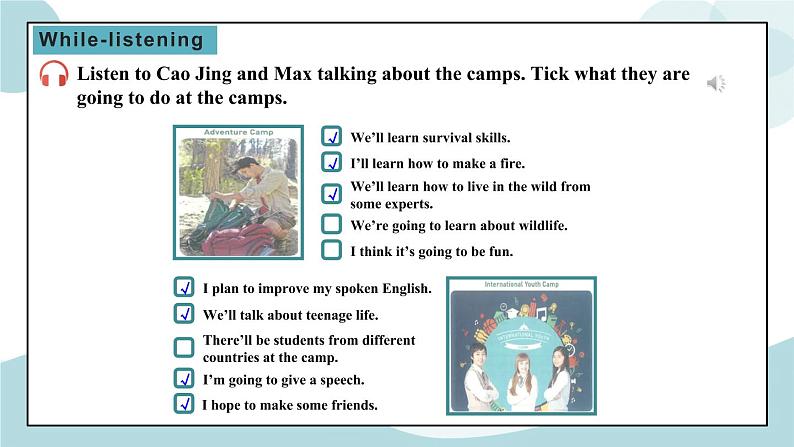 Unit 1 第三课时 Listening and talking & video time 课件05