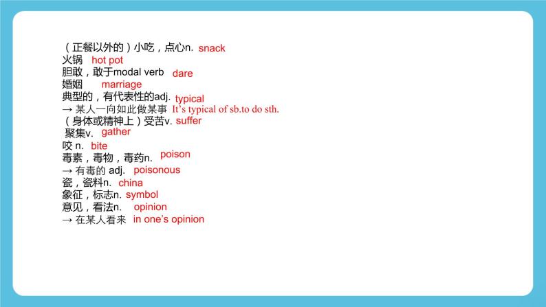 Unit 1 Food for thought Period 1 Starting out & Understanding ideas 课件+练习（原卷＋解析）03