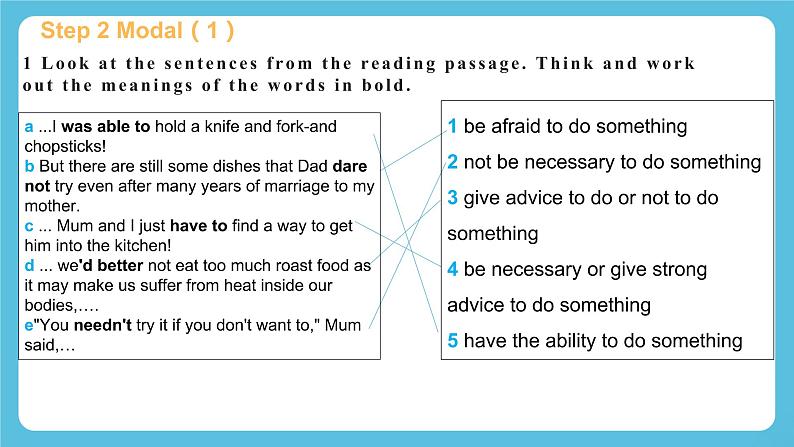 Unit 1 Food for thought Period 2 Using Language 课件+练习（原卷＋解析）05