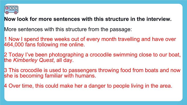 Unit 5 On the road Period 2 Using Language 课件+练习（原卷＋解析）07