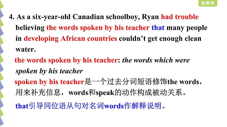Unit 2 Making a Difference Language points 课件-2022-2023学年高中英语外研版（2019）必修第三册07