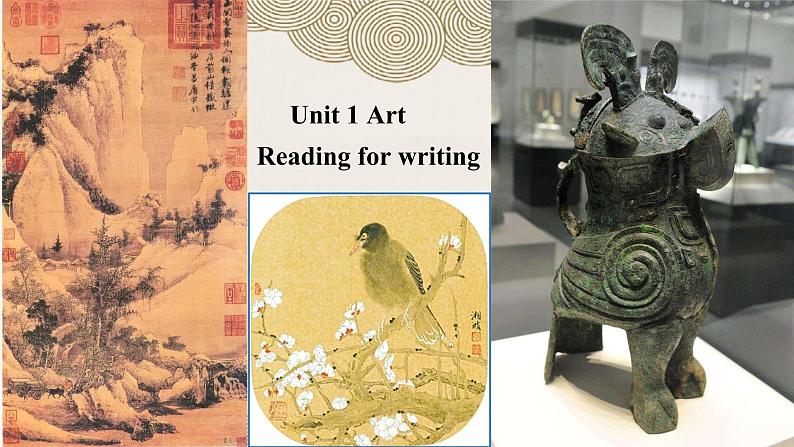 Unit 1 Art Reading for writing 课件-2022-2023学年高中英语人教版（2019）选择性必修第三册第1页