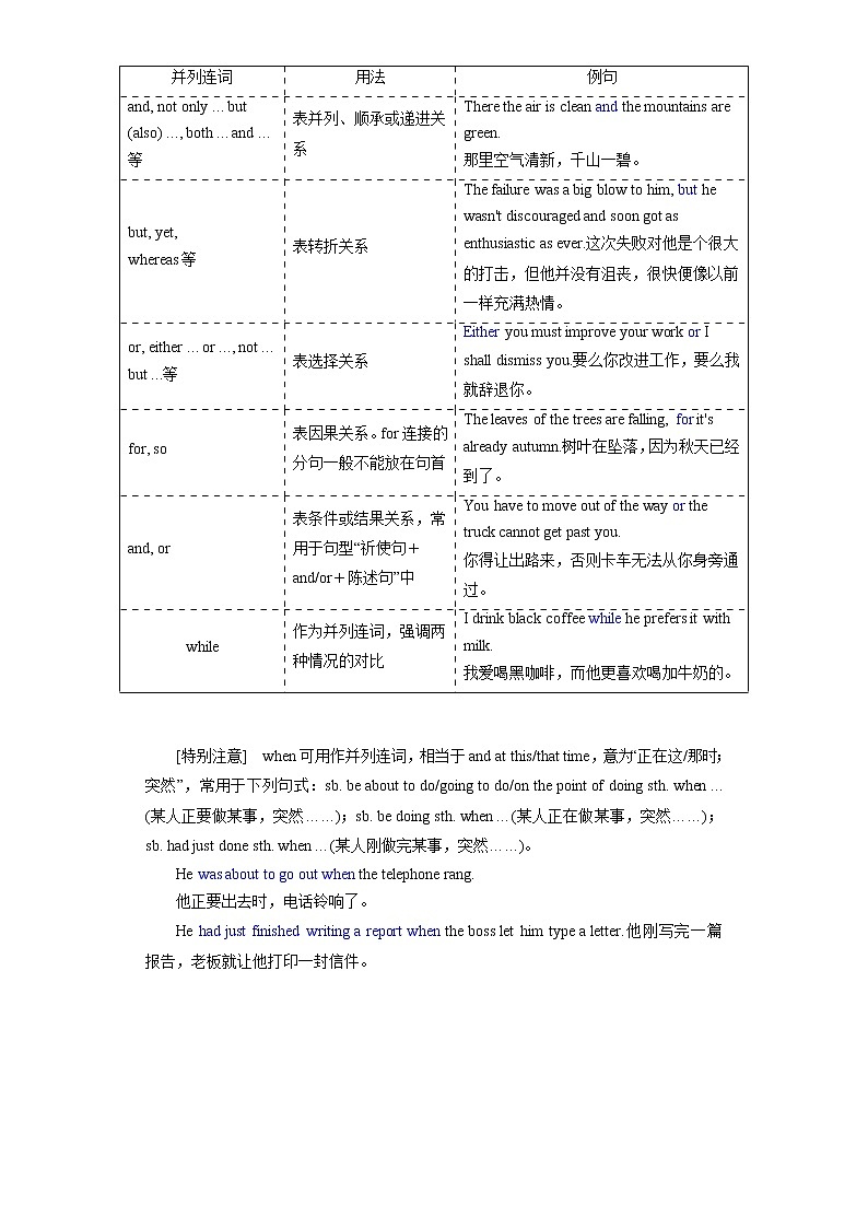 专题01 五大基本句型和句子成分 -2023年高中英语学业水平考试必备考点归纳与测试（通用版）第3页