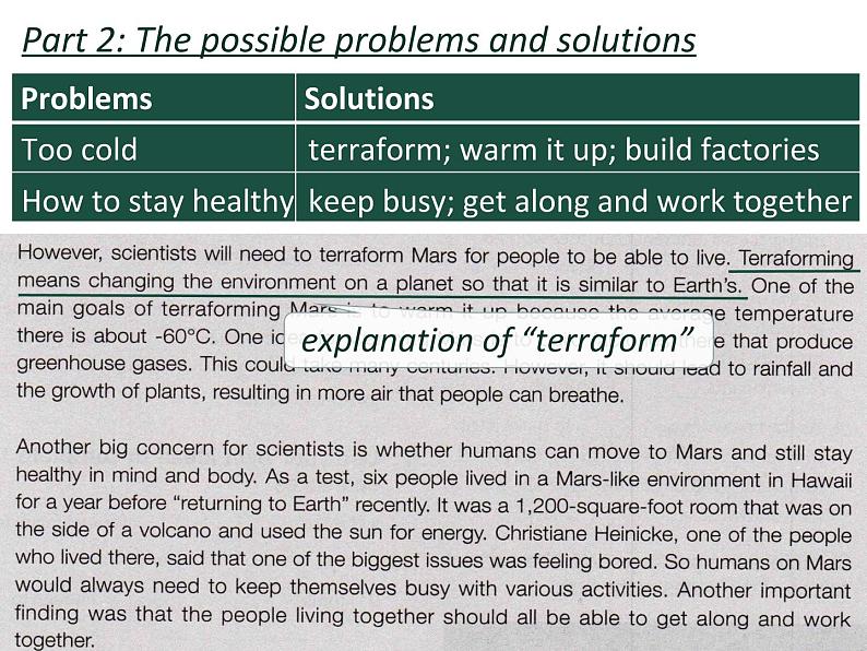 Unit 4 Space Exploration Reading for Writing 课件-2022-2023学年高中英语人教版（2019）必修第三册第8页