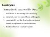 Unit 1 Nature in the+balance Extended Reading课件 2022-2023学年高中英语牛津译林版（2020）必修第三册