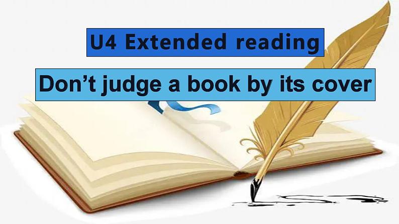 Unit 4 Extended reading 课件 2022-2023学年牛津译林版高中英语必修第一册第1页