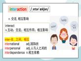 人教版高中英語選修一Unit 4 Body Language 詞匯 課件
