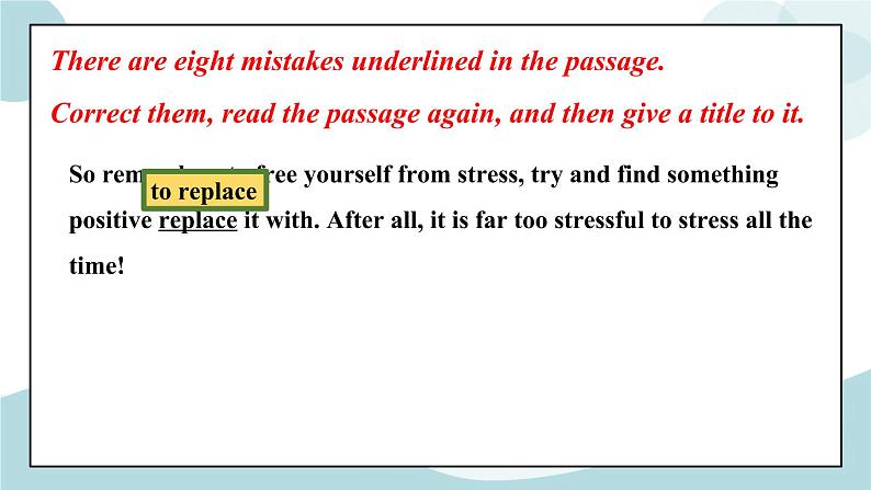 Unit 2 Healthy Lifestyle Assessing Your Progress 课件＋练习（原卷＋解析卷）08