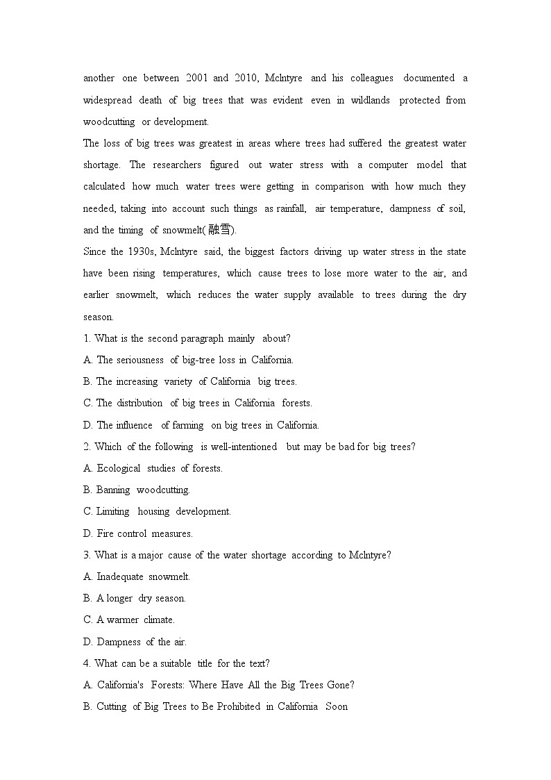 Unit 3 Environmental Protection Learning about Language 课件＋练习（原卷＋解析卷）02