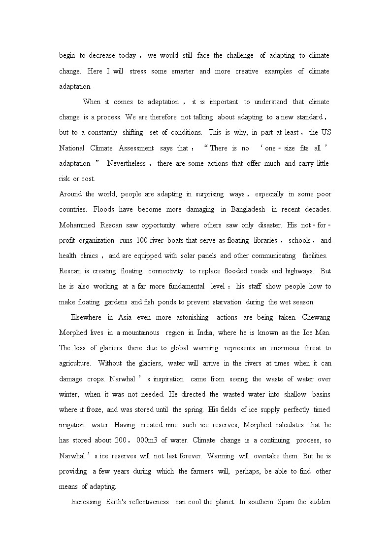 Unit 3 Environmental Protection Reading and Thinking 课件＋练习（原卷＋解析卷）03