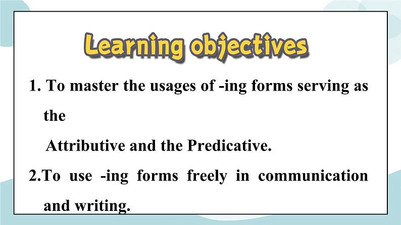 1.3 Unit 1 Discovering useful structures grammar课件第3页