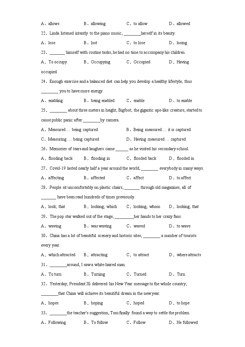 2.3 Unit 2 Discovering useful structures grammar课件+练习03